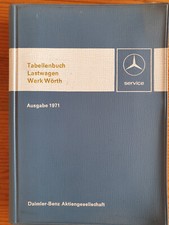 Mercedes benz tabellenbuch gebraucht kaufen  Bellheim