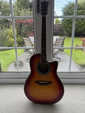 Guitarra electroacústica Westfield espalda redonda SR-383 sunburst y estuche.   segunda mano  Embacar hacia Mexico