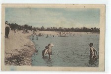 01 PORT GALLAND PLAGE  LES BAIGNEURS ET UNE PARTIE DE CANOE comprar usado  Enviando para Brazil