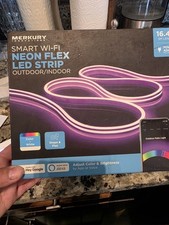 Merkury Innovations Smart Interior y Exterior Flex LED Multicolor Tira de Neón L... segunda mano  Embacar hacia Mexico