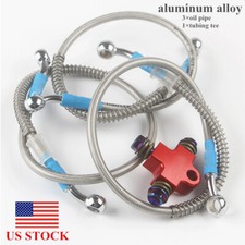 Mangueira de freio hidráulico CNC tubo Tee conector 3 vias suporte de tubo motocicleta EUA comprar usado  Enviando para Brazil