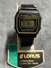 Relógio cronômetro alarme digital Lorus vintage anos 80 Y799-4788 novo na caixa, usado comprar usado  Enviando para Brazil