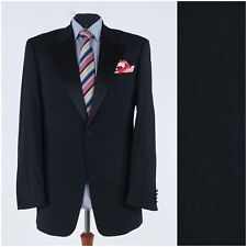 Jaqueta smoking masculina Hugo Boss 44L tamanho Reino Unido preta lã esporte blazer comprar usado  Enviando para Brazil