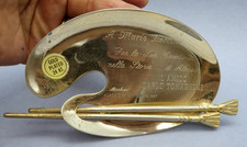 Piattino gold plated usato  Albenga