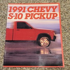 Folheto de vendas 1991 Chevy S-10 picape revendedor, 25 páginas comprar usado Folheto de vendas 1991 Chevy S-10 picape revendedor, 25 páginas comprar usado  Enviando para Brazil