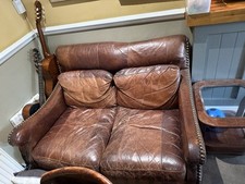 Vintage antique leather for sale  COLCHESTER