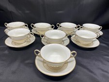 Conjunto de 8 ~ David Callamore & Co Fifth Ave NY~ Tigelas e pires de sopa caldo comprar usado Conjunto de 8 ~ David Callamore & Co Fifth Ave NY~ Tigelas e pires de sopa caldo comprar usado  Enviando para Brazil