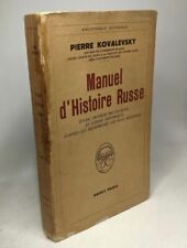Manuel histoire russe d'occasion Manuel histoire russe d'occasion  Bazouges-la-Pérouse