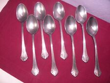 Juego de 8 cucharas soperas ovaladas de acero inoxidable Stratford Supreme Cutlery 7 3/8 GG1 segunda mano  Embacar hacia Mexico
