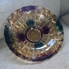 Large multicolured glass for sale  CROWBOROUGH