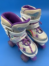 Patins Power SHDSL arco-íris ajustável roxo tamanho médio para meninas usados comprar usado  Enviando para Brazil