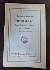 Technical booklet dorman for sale  ACCRINGTON