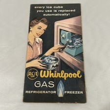 1950 RCA Whirlpool geladeira movida a gás freezer impressão anúncio desdobrável comprar usado  Enviando para Brazil