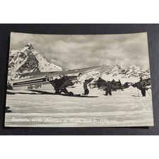 Cartolina cervino aeroplano usato  Alessandria