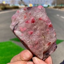 Quarzo rodonite rosa usato  Spedire a Italy
