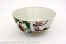 Antigua Tazón Fuente Porcelana China XIX Sec Vintage Old Quino Cup Dish '800 comprar usado  Enviando para Brazil