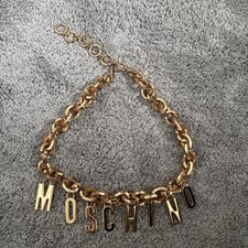 Lmoschino gold chain for sale  LONDON