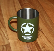 Taza de acero de metal rara Call of Duty Segunda Guerra Mundial COD Playstation 4 Xbox One  segunda mano  Embacar hacia Argentina