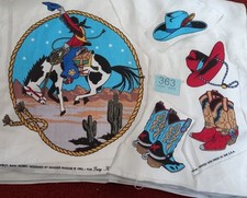 Cowboy dan fabric for sale  LONDON