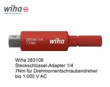 Wiha 43139 steckschlüssel gebraucht kaufen  Bad Doberan-Umland