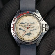Relógio de pulso Wostok avião de combate Komandirskie Vostok Commander SU, USSR 1980s comprar usado  Enviando para Brazil