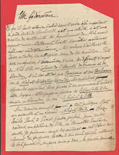 Ab1 manuscrit autographe d'occasion  Bordeaux-