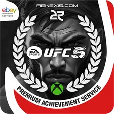 🏆 EA SPORTS UFC 5 🏆 XBOX ACHIEVEMENTS 100% GAME COMPLETION UNLOCK GAMERSCORE, usado comprar usado  Enviando para Brazil