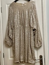 Womens gold sequin for sale  SOWERBY BRIDGE