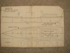 Model boat plans for sale  BURRY PORT