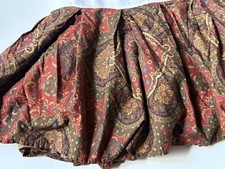 Raro RALPH Lauren Equestre *SAIA CAMA KING Plissada Vermelha Paisley Verde Vermelho Marrom comprar usado Raro RALPH Lauren Equestre *SAIA CAMA KING Plissada Vermelha Paisley Verde Vermelho Marrom comprar usado  Enviando para Brazil