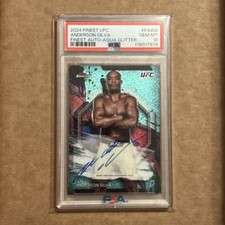 Usado, 2024 Topps Finest UFC Anderson Silva Aqua Glitter Auto FA-ASI PSA 10 POP 1! comprar usado  Enviando para Brazil