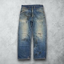 Calça jeans vintage anos 50 Big Mac carpinteiro fazenda desgastada sanforizada masculina 30x28 comprar usado  Enviando para Brazil
