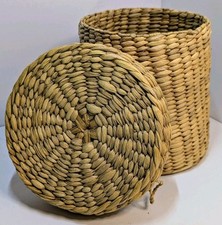 Woven grass basket for sale  Seattle