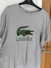 Lacoste shirt grey for sale  HINCKLEY