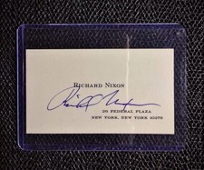Richard nixon signed for sale  Freehold