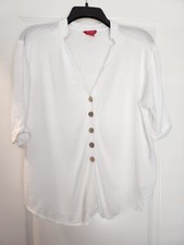 Guess white button for sale  Lubbock