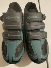 Sapatos de ciclismo Kescoo masculino feminino EUA 7,5 W bicicleta de estrada MTB SPD sapato giratório comprar usado  Enviando para Brazil