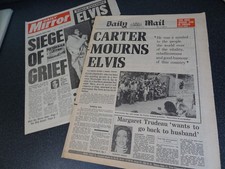 Elvis death daily for sale  EPSOM
