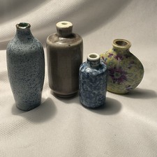 Usado, Lote de 4 garrafas antigas de rapé de porcelana da coleção particular comprar usado  Enviando para Brazil