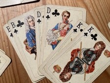 Vintage spielkarten set gebraucht kaufen  Gau-Algesheim