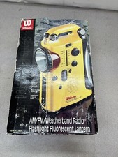 Lanterna de rádio Wilson AM/FM lanterna fluorescente portátil acampamento nova na caixa comprar usado  Enviando para Brazil