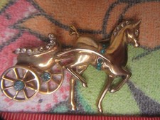 Vintage rhinestone goldtone for sale  Marshall