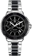 RELÓGIO DE CERÂMICA PRETO CRONÓGRAFO QUARTZO IDEIA TAG HEUER FORMULA 1 CAH1210.BA0862, usado comprar usado  Enviando para Brazil