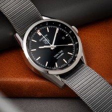 TAG Heuer carrera calibre 5 twin time gmt black  dial watch wv2115 automatic, usado comprar usado  Enviando para Brazil
