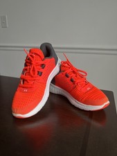 Sapatos infantis com cadarço Under Armour tamanho 11Y laranja/cinza comprar usado  Enviando para Brazil