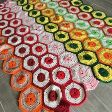 Vintage 68x55 crochet for sale  Jacksonville