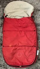 Bugaboo red footmuff for sale  HEMEL HEMPSTEAD