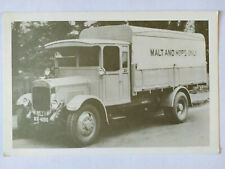 Thornycroft Wooden Bodied Canvas Sided Shepherd Neame Brewery Truck Postcard  comprar usado  Enviando para Brazil