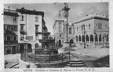 Cartolina udine fontana usato  Italia