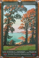 Affiche originale foyers d'occasion  Levallois-Perret